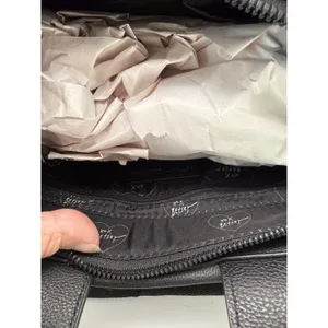 Betsey Johnson Xonora Black Embossed Charm‎ Tote Bag Paris Eiffel Tower New thumbnail 7