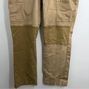 CAbi Captain Pants 4510 Womens 12 Khaki Cargo Patchwork Straight Utility thumbnail 3