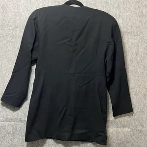 The Irish Secret Vintage Black 100% Pure Wool Double‎ Breasted Blazer Jacket 12 thumbnail 9