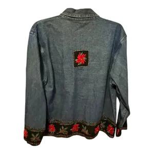 Vintage Life Style Denim Christmas Jacket thumbnail 4