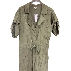 Anthropologie Tiny Heidi Green Utility Jumpsuit Short Sleeve Drawstring NWT S thumbnail 9