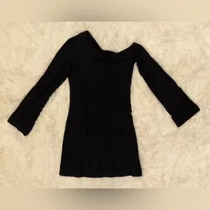 NWOT Reformation Willow Knit Long Sleeve mini Dress Tunic Size M thumbnail 3