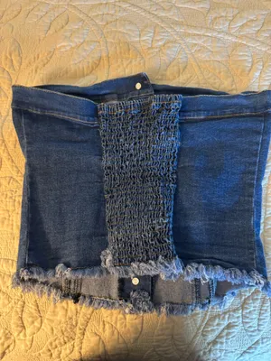 Denim tube top Blue thumbnail 2