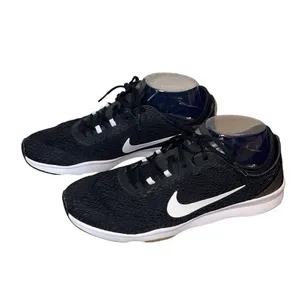 Nike Womens Zoom Fit Low Top Lace Up Training Running Shoes Black White Size‎ 9 thumbnail 2