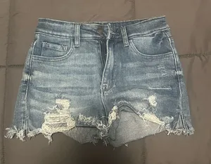 Pink Lily Denim Shorts thumbnail 1