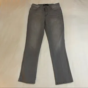 Levi’s Gray Flatters & Flaunts Skinny Leg Jeans 30 Grunge Whimsigoth Festival Em thumbnail 3