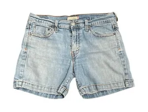 Levi's 515 Denim Jean Shorts SZ 6 Mid Rise Fit Stretch Casual Streetwear thumbnail 1