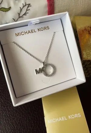 Michael Kors Silver Brass Necklace MKJ7326040 NEW thumbnail 5