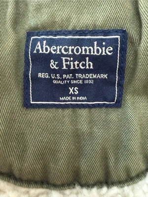 Abercrombie & Fitch Parka Jacket Size XS Faux Fur Trim thumbnail 6