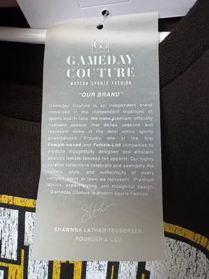 Gameday Couture Pittsburgh Steelers Studded T-Shirt Women’s 2XL Black NWT NFL new with tags thumbnail 6