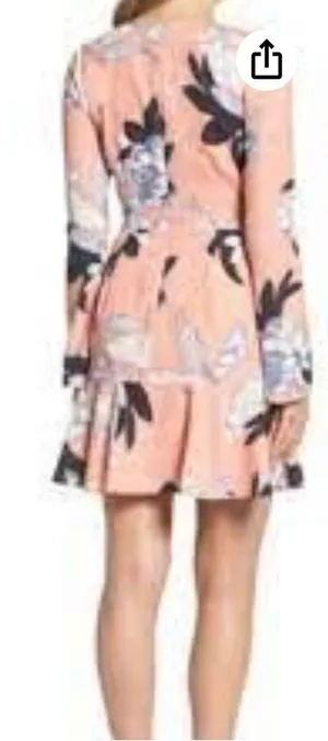 Cooper St Peach Floral Spring Dress - NWT - Size 8 thumbnail 1