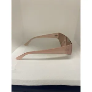 Oversized Hourglass Rectangle Shaped Sunglasses D23‎ Pink thumbnail 2