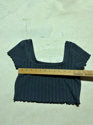Aerie offline OG original Ribbed Square-Neck Crop Top medium thumbnail 2