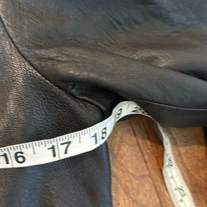 Nine West Vintage 100% genuine leather zip front jacket M thumbnail 8