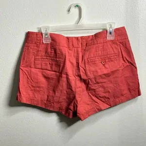 J.Crew Women Chino‎ Broke-in Red/Orange Shorts Size 8. thumbnail 7