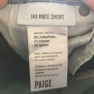 Paige Jax knee Bermuda denim size 25 shorts thumbnail 4