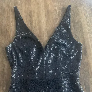 Lulus Black Sequin Sparkle Fancy Party Dress - Size 0 thumbnail 2