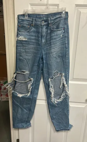 American Eagle Baggy Straight Jeans  thumbnail 1