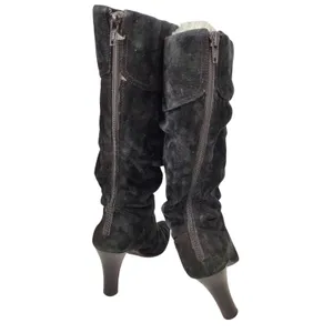 Vintage black Slouchy Boot Sz 9 by white mountain thumbnail 4