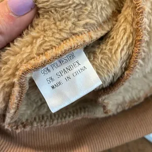 Merokeety tan Sherpa snap front shacket size M thumbnail 7