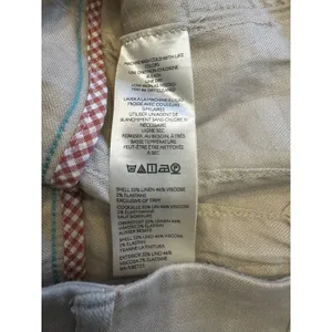 Maeve The Colette Shorts Linen Blend Utility Shorts Women's Size 31 Ivory Cream thumbnail 4
