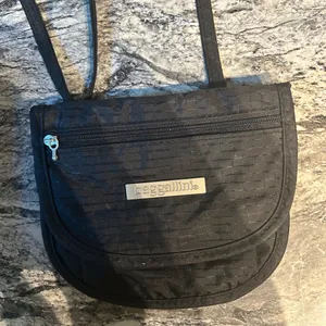 Baggallini Black Crossbody Bag with Gold Accents thumbnail 5