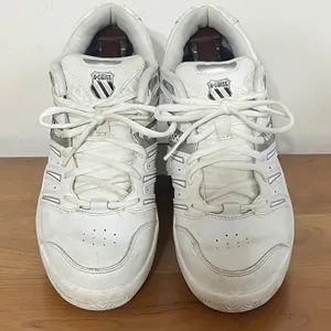 K-Swiss Defier‎ RS Women 11 White Silver Tennis Shoes 92664102 LOW Shock Spring thumbnail 3
