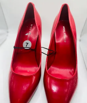 Marc Fisher New women's Red stiletto 4 inch heel pointed thumbnail 3
