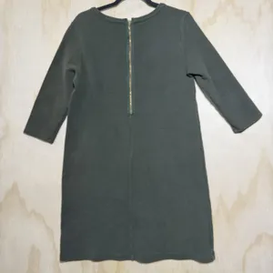 Vineyard Vines‎ Dark Sage Ottoman Shift Sheath Dress Crewneck 3/4 Sleeves thumbnail 7