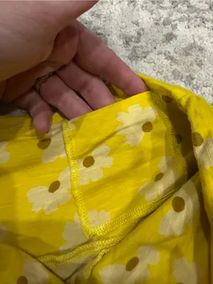 Toad&Co Chaka Skirt Yellow Daisy Floral A-Line Women’s M thumbnail 6