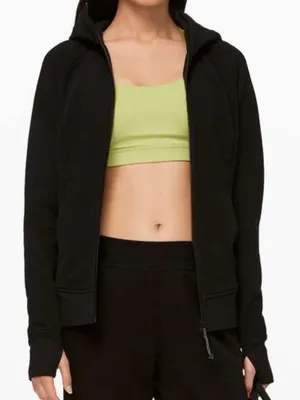 Lululemon Scuba Hoodie Cotton Fleece Black Size 6 Long Sleeve Comfy Long Sleeve thumbnail 8