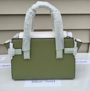 Michael Kors Carmen Medium Flap Satchel -Lt Sage Multi thumbnail 4