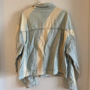 Signature 8 Tie Dye Denim Jacket Blue Size L thumbnail 3