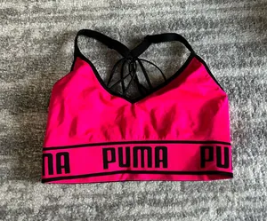 Puma Pink Sports Bra thumbnail 1