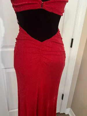 Coya Collection Sexy formal red bridesmaid wedding guest dress thumbnail 7