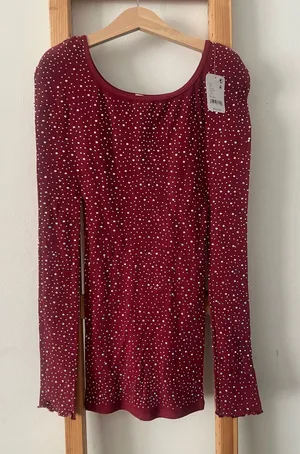Free People Night Sky Long Sleeve Top thumbnail 1