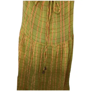 Free People $108 NWT Marigold Maxi Dress Plaid Cotton Woven Strappy Small thumbnail 6