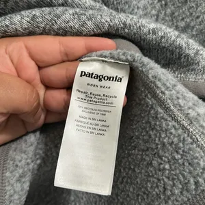 PATAGONIA Women's Better Sweater® 1/4-Zip Fleece Gray Fleece Pullover like new ✨ thumbnail 7
