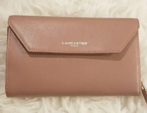 💕LANCASTER PARIS💕 Large Leather Ziparound Wallet thumbnail 1