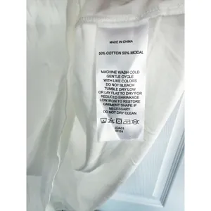 Quince Cotton Modal Crew Neck Short Sleeve Swing Tee in White thumbnail 4
