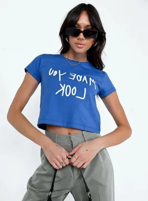 Princess Polly Made You Look Shrunken Tee thumbnail 1