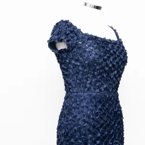 Xscape - 3D Petal Off-The-Shoulder‎ Lace Fit & Flare Dress thumbnail 9