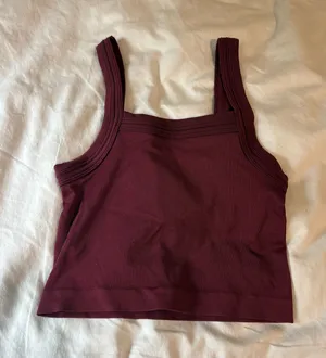 We the free maroon tank top  thumbnail 1
