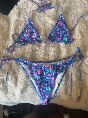Bright Swimwear Bikini set sky purplr thumbnail 1