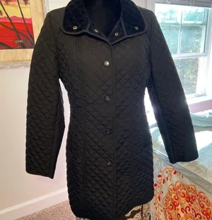 EUC Gallery Coat, Size Sm, Black thumbnail 7