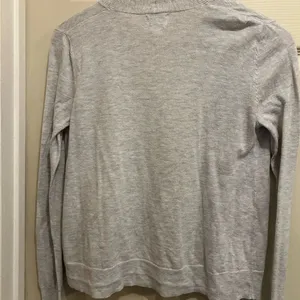 Old Navy Light Gray Open Front Cardigan  - size medium thumbnail 8