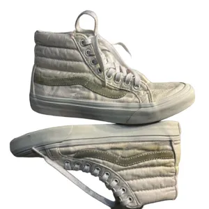 Vans funky white Hi-tops. Size 4.5 Men’s, 6 Women’s thumbnail 4
