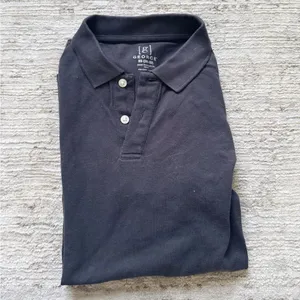 Grey George Collared Tee (Size XS Men) Gray thumbnail 4