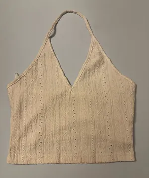 White Halter Top thumbnail 1