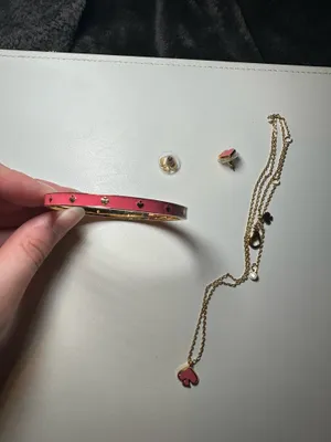 Kate spade pink spade jewelry set thumbnail 2